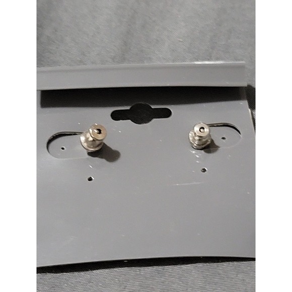 Vtg Gold Tone Santa Claus Earrings CHRISTmas - Picture 4 of 5